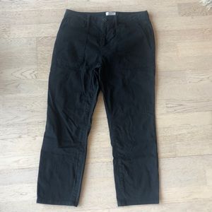 Black cargo pants